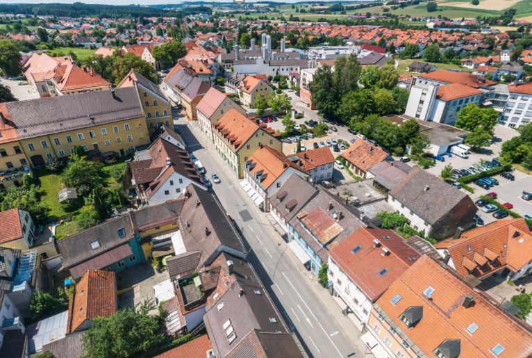 Marketing aus der Vogelperspektive PHI Aachen Immobilienmakler Drohnenaufnahmen