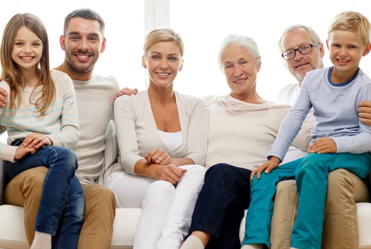 Umzug ins Seniorenheim - Familienfoto