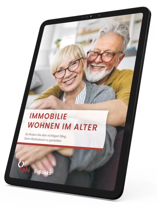 PHI E-Book Ratgeber Wohnen im Alter Mockup