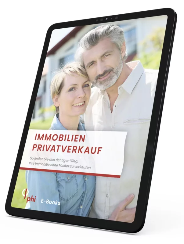PHI E-Book Ratgeber Immobilie Privatverkauf Mockup