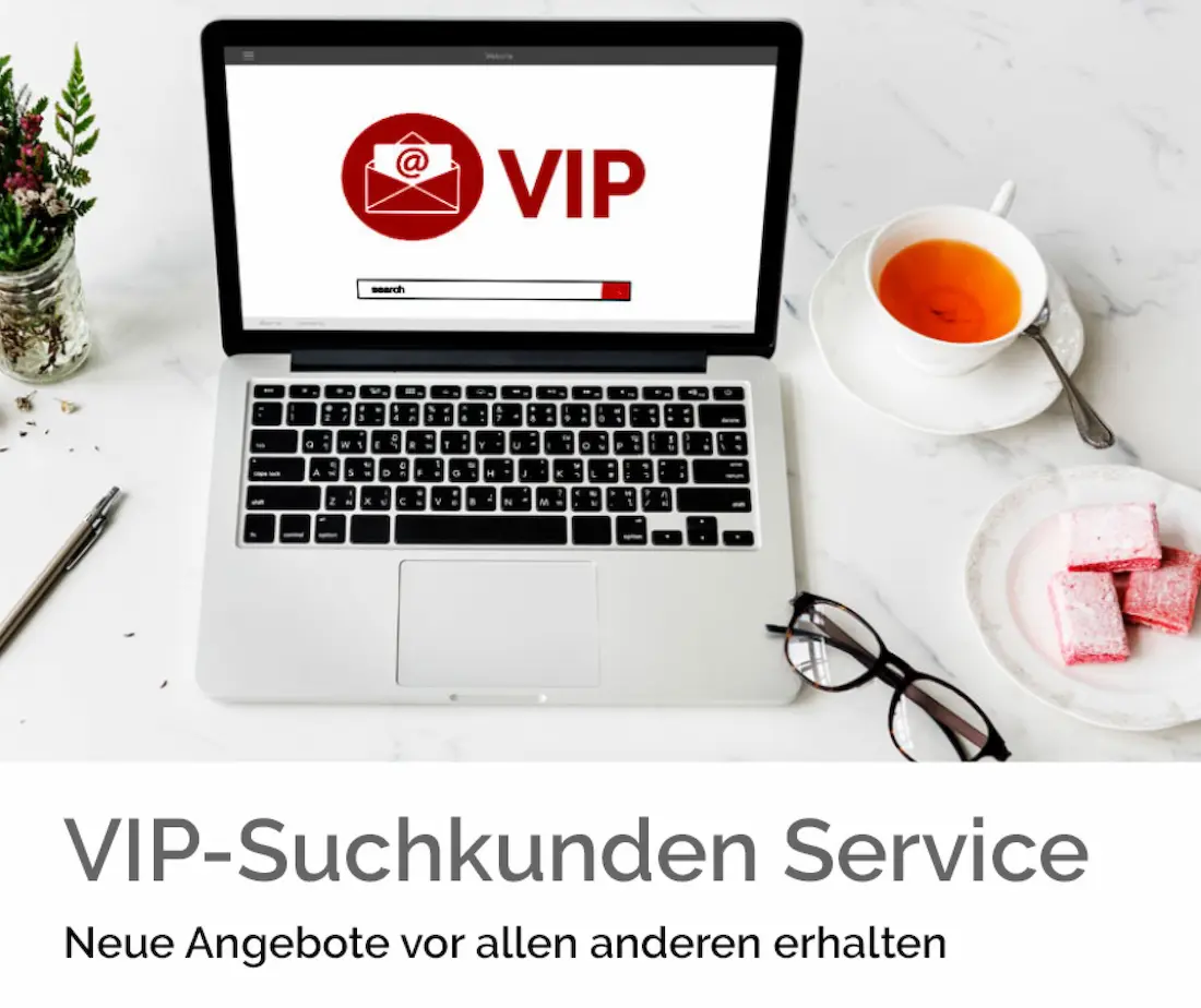 VIP Suchkunden Service Sidebar Grafik