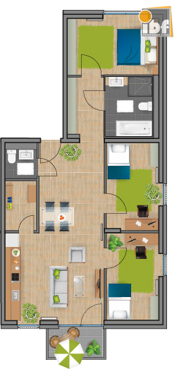 Immobilienmakler Alsdorf / Ofden Etagenwohnung mieten mit Immobilienbewertung