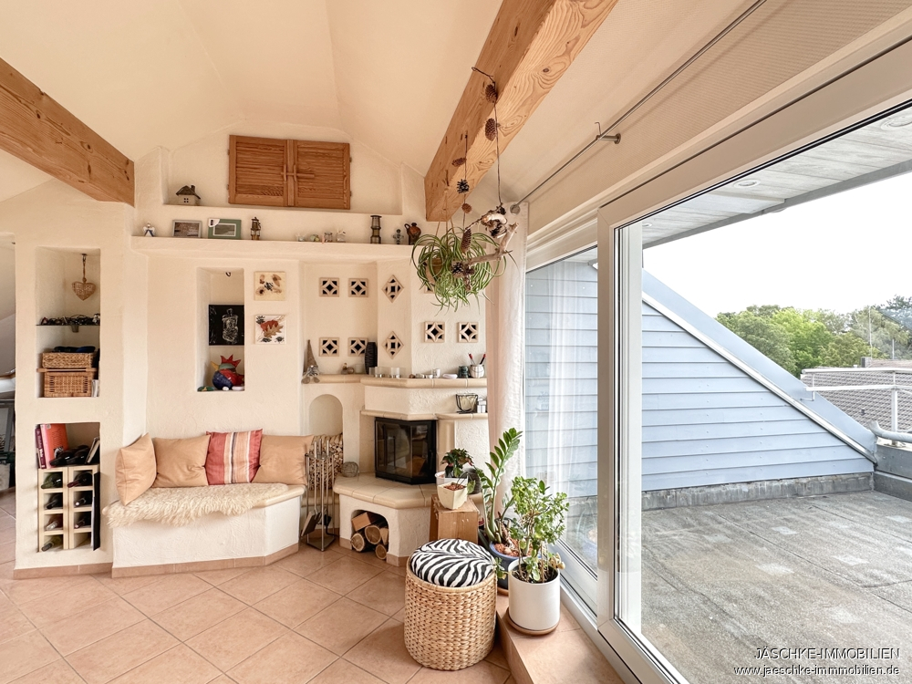 DG-Wohnung Eschweiler / Kinzweiler kaufen Phi: Kaminecke / Balkon Immobilienmakler Eschweiler / Kinzweiler DG-Wohnung kaufen mit Immobilienbewertung