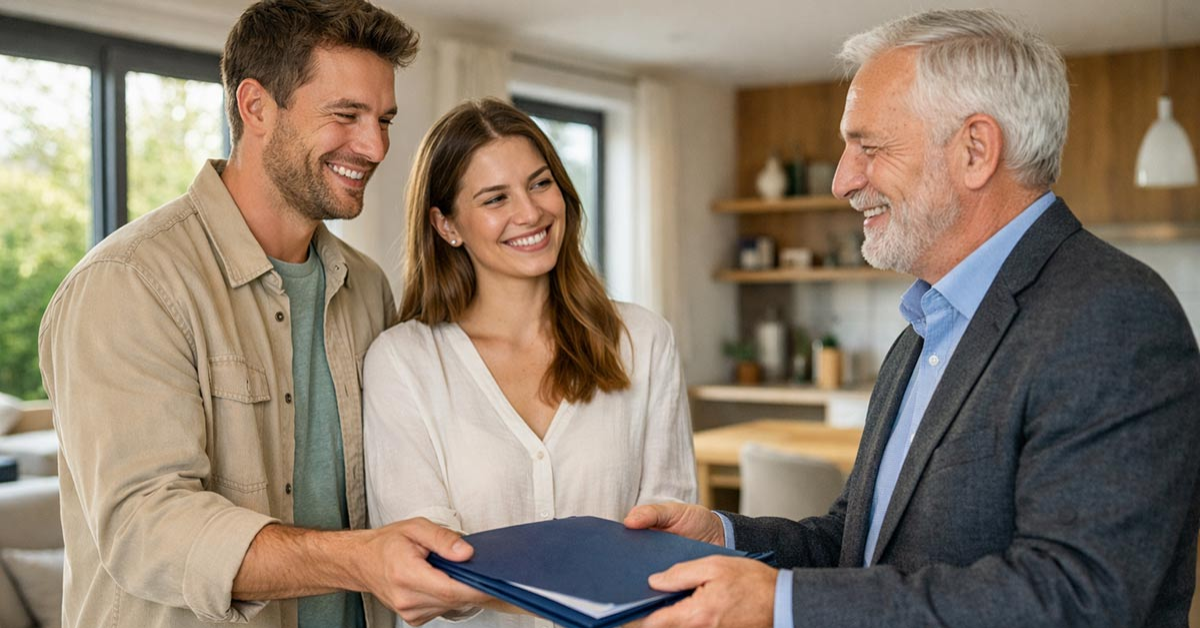 Immobilienmakler Immobilie mit Immobilienbewertung