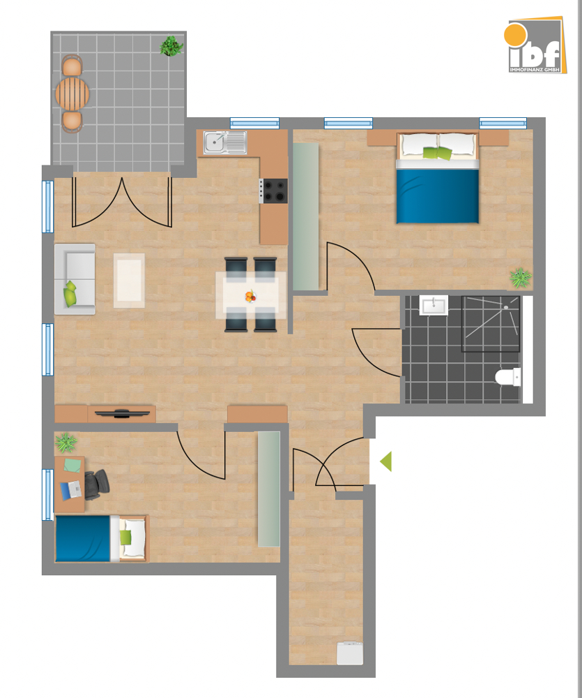 Etagenwohnung Alsdorf / Ofden mieten Phi: Haus 4 WE 9 Immobilienmakler Alsdorf / Ofden Etagenwohnung mieten mit Immobilienbewertung