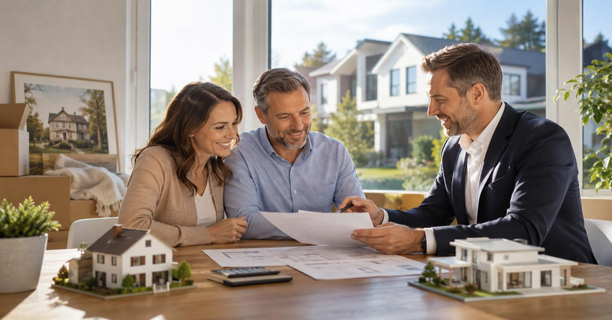 Immobilienmakler Immobilie mit Immobilienbewertung