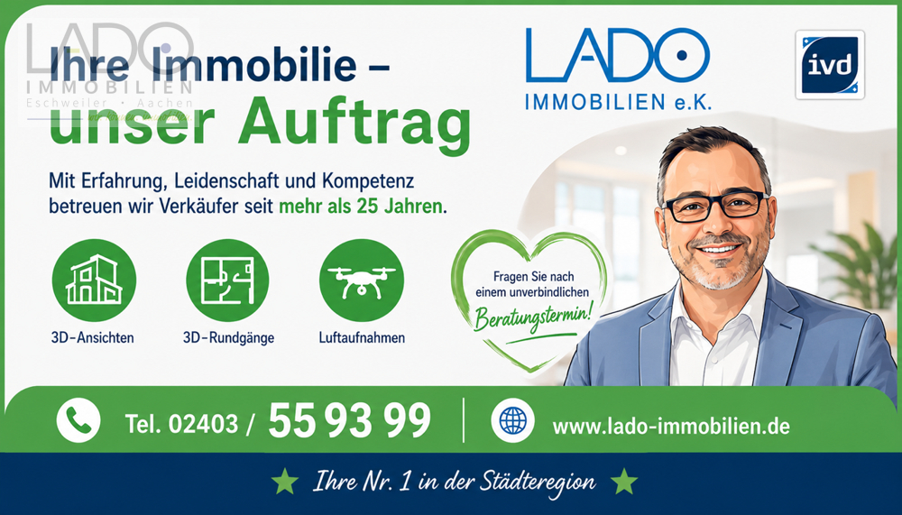 Etagenwohnung Eschweiler kaufen Phi: LADO Anzeige Immobilienmakler Eschweiler Etagenwohnung kaufen mit Immobilienbewertung