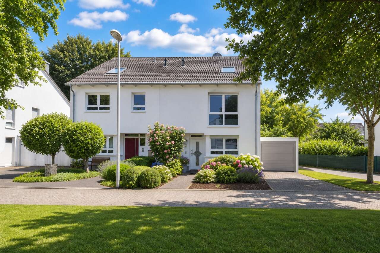 Doppelhaushälfte Aachen kaufen Phi: PHI Aachen-Aachen-Brand-Doppelhaushälfte-Kauf-SO237-Aussenansicht-04 Immobilienmakler Aachen Doppelhaushälfte kaufen mit Immobilienbewertung