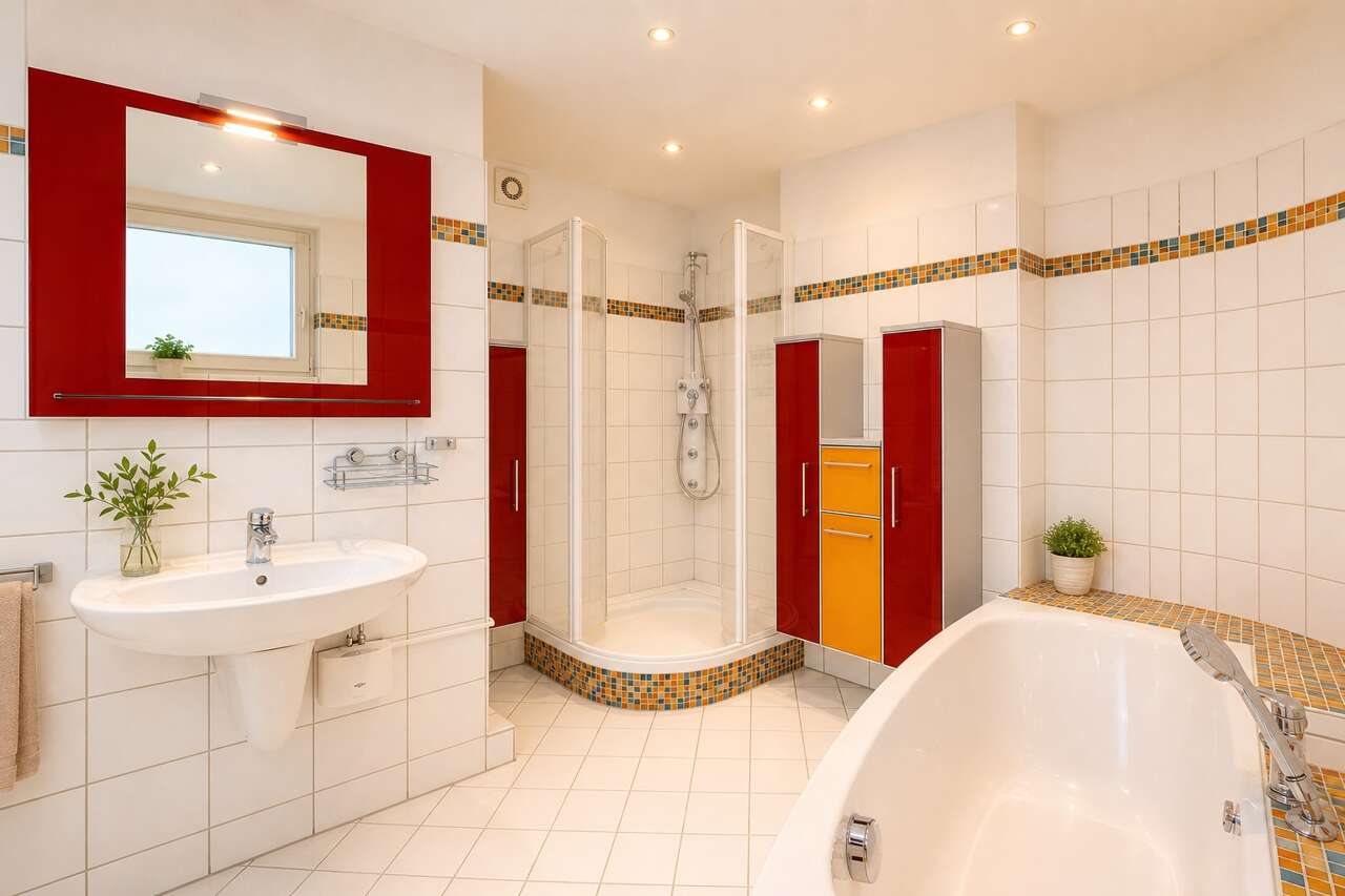 Etagenwohnung Aachen kaufen Phi: PHI Aachen-Aachen-Eigentumswohnung-Kauf-TJ480-Badezimmer-01-v2 Immobilienmakler Aachen Etagenwohnung kaufen mit Immobilienbewertung