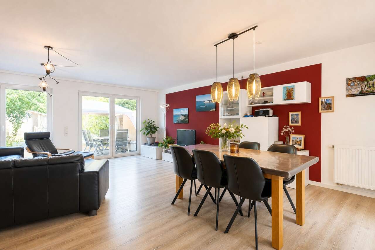 Reihenmittelhaus Würselen kaufen Phi: PHI Aachen-Würselen-Reihenhaus-Kauf-EA452-Wohn-Essbereich-03-v3 Immobilienmakler Würselen Reihenmittelhaus kaufen mit Immobilienbewertung