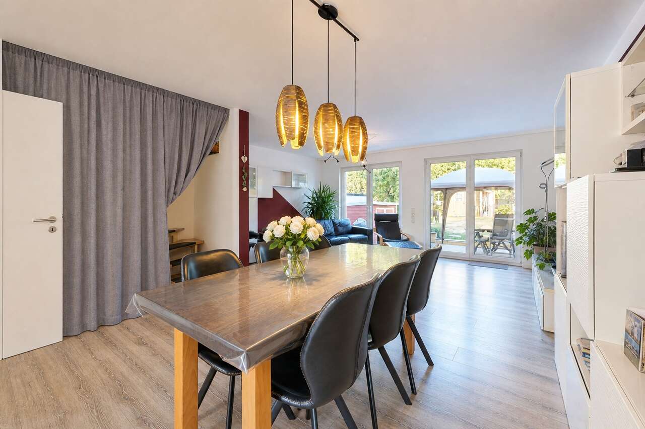 Reihenmittelhaus Würselen kaufen Phi: PHI Aachen-Würselen-Reihenhaus-Kauf-EA452-Wohn-Essbereich-09 Immobilienmakler Würselen Reihenmittelhaus kaufen mit Immobilienbewertung