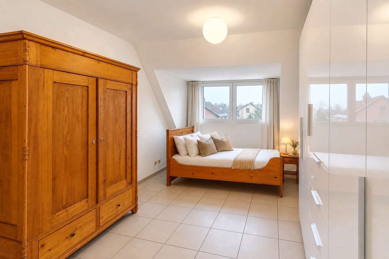 Maisonette-Wohnung Aachen kaufen Phi: PHI Aachen-Aachen-Eigentumswohnung-Kauf-PP628-Schlafzimmer-01 Immobilienmakler Aachen Maisonette-Wohnung kaufen mit Immobilienbewertung