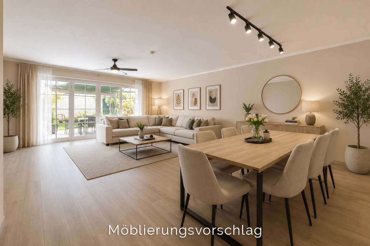 Reihenhaus Düren kaufen Phi: PHI-Aachen-Düren-Einfamilienhaus-Kauf-VQ427-Wohnzimmer-Möbilisierungsvorschlag Immobilienmakler Düren Reihenhaus kaufen mit Immobilienbewertung