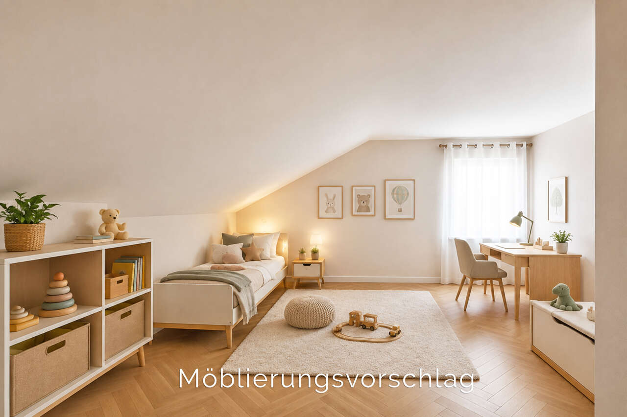Einfamilienhaus Eschweiler kaufen Phi: Visualisierung_Kinderzimmer Immobilienmakler Eschweiler Einfamilienhaus kaufen mit Immobilienbewertung