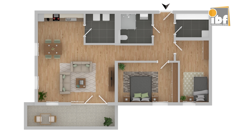 Immobilienmakler Düren / Mariaweiler Penthouse-Wohnung mieten mit Immobilienbewertung