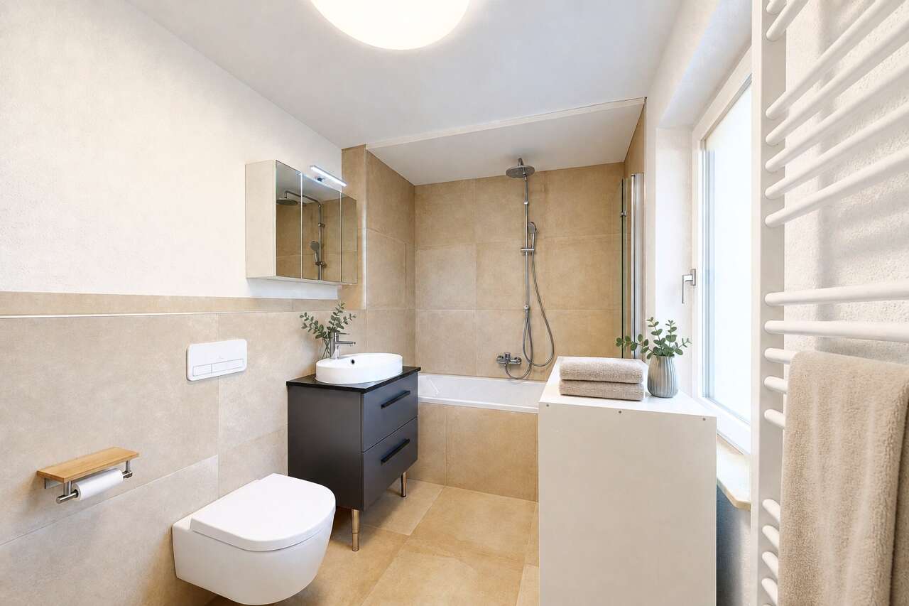 Reihenmittelhaus Alsdorf kaufen Phi: PHI Aachen-Alsdorf-Einfamilienhaus-GX262-Badezimmer-02 Immobilienmakler Alsdorf Reihenmittelhaus kaufen mit Immobilienbewertung
