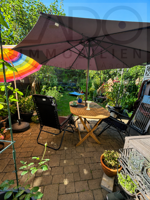 Reihenmittelhaus Eschweiler / Kinzweiler kaufen Phi: Garten - Terrasse Immobilienmakler Eschweiler / Kinzweiler Reihenmittelhaus kaufen mit Immobilienbewertung