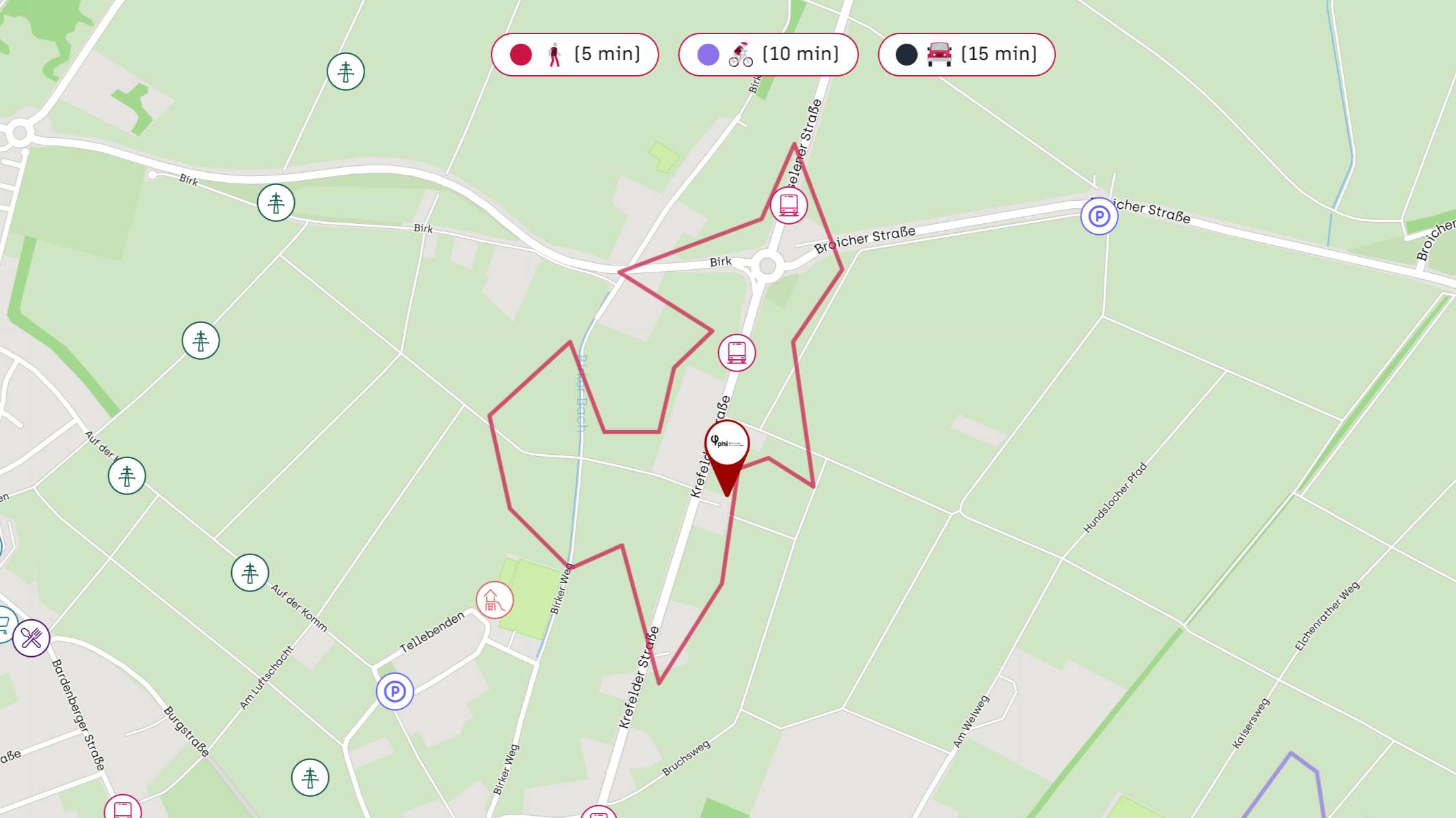 Bauernhof Würselen kaufen Phi: Mikrolage Immobilienmakler Würselen Bauernhof kaufen mit Immobilienbewertung
