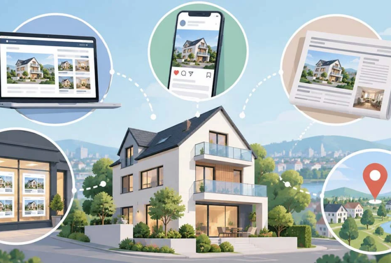 Immobilienverkauf Vermarktungskanäle