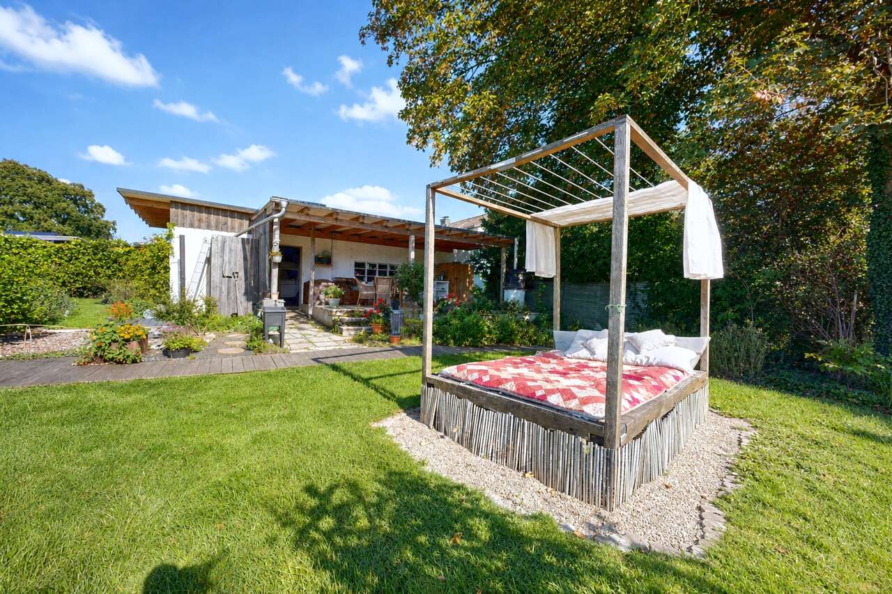 Reihenendhaus Aachen kaufen Phi: Garten-05 Immobilienmakler Aachen Reihenendhaus kaufen mit Immobilienbewertung