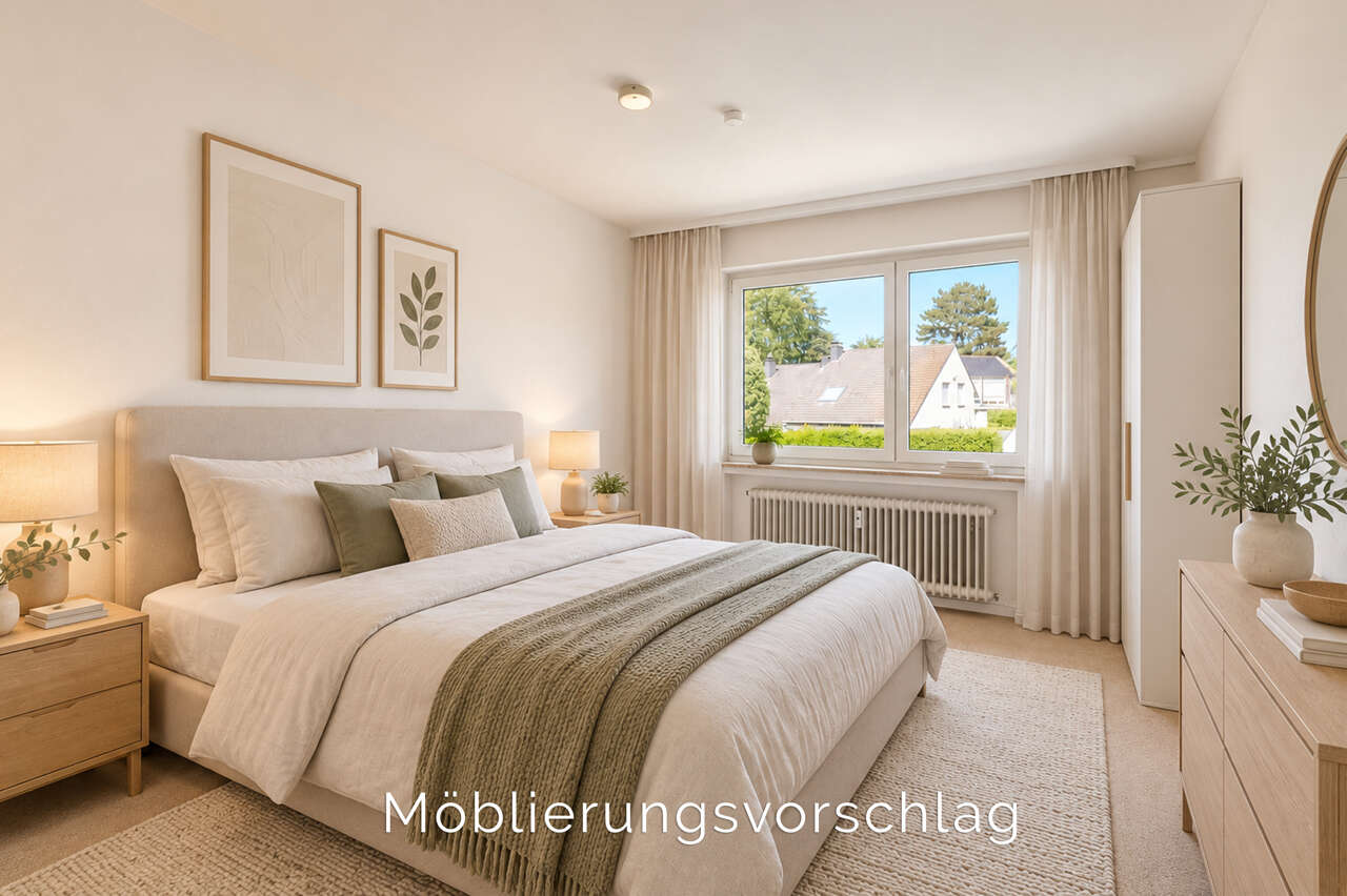 Etagenwohnung Aachen kaufen Phi: Visualisierung_Schlafzimmer-02 Immobilienmakler Aachen Etagenwohnung kaufen mit Immobilienbewertung